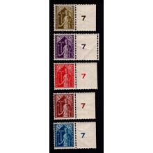 Grevinde Ermesinde. Børneforsorg. Komplet sæt. Postfrisk.