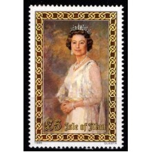 Dronning Elizabeth. Brugsudgave. Postfrisk.