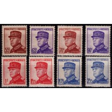 Louis II. Komplet sæt. Postfrisk.