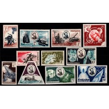 Jules Verne mindeudgave. Komplet sæt. Postfrisk.