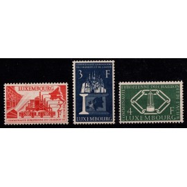1956 - Luxembourg - AFA 548-50 - Frimærke - Postfrisk.