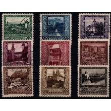 Bybilleder. Velgørenhedsudgave for nødlidende kunstnere. Komplet sæt.