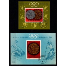 Olympiadevindere. To miniark. Takket og utakket.