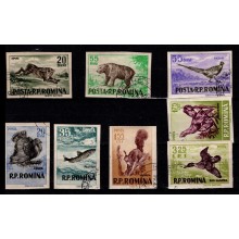 Rumænien. Blandet lot med utakkede mærker.