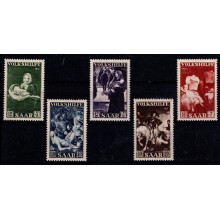 SAAR - Folkehjælpen - Komplet sæt - Postfrisk