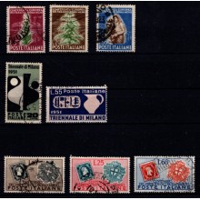 Tobakskongres & Milano kunstudstilling & Sardiniens første frimærker. 3 komplette sæt.