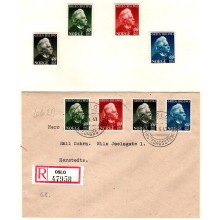 Skandinavien. Samling med diverse på løse sider.