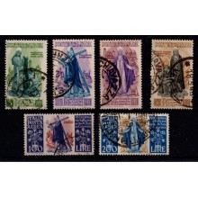 St. Katharina fra Siena. Komplet sæt og luftpost.