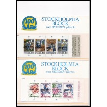 Sverige. Stockholmia 86. Speciment. Hæfter. Postfrisk.