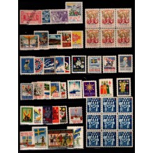 Svenske julemærker og helark Valkyrien. Postfrisk.