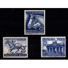 Tysk Rige. Lot med 3 forskellige POSTFRISKE mærker.