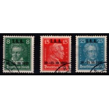 International arbejdsbureau kongres. Sort overtryk. Sæt. Stemplet.