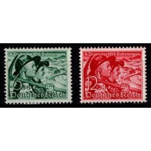 Sudeterlands indlemmelse. Komplet sæt. Postfrisk.