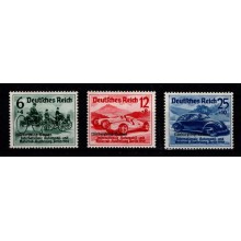 Overtrykt Nürburgring-Rennen. Komplet sæt, postfrisk.