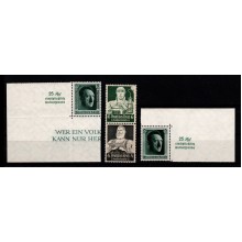 Tysk Rige. Lot med 4 POSTFRISKE mærker. 