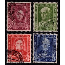 Velgørenhedsmærker - Vesttyskland - Komplet sæt - TILBUD, kun 100 kr. 