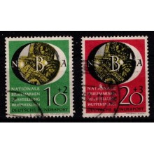 Wuppertal frimærkeudstilling - Vesttyskland - Komplet sæt.