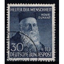 Velgørenhed/Menneskehedens hjælpere - AFA 1122, 30+10 pf. blå - Vesttyskland.