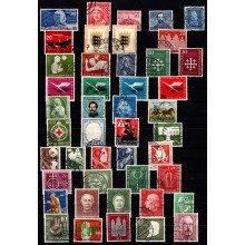 Vesttyskland. Planche med mange gode enkeltmærker & sæt. Kat. værdi 2.950 kr. Vores pris 200 kr.