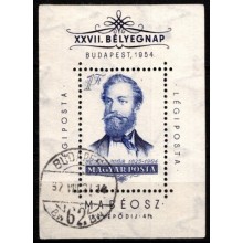 50-året for forfatteren M. Jokais død. Miniark.