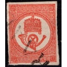 Avismærker. Mundstykke til højre.