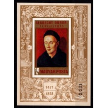 500 året for Albrecht Dürers fødsel. Miniark. Postfrisk.